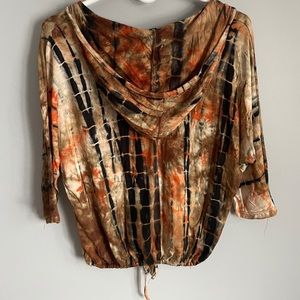 Unique Tye-Dye Casual Top